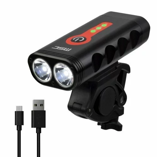 LUZ DELANTERA MSC 1000 LUMENS CARGA USB 1 LUZ DELANTERA MSC 1000 LUMENS CARGA USB
