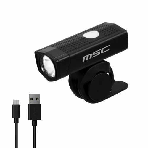 LUZ DELANTERA MSC 350 LUMENS CARGA USB 1 LUZ DELANTERA MSC 350 LUMENS CARGA USB