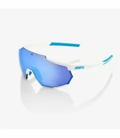 GAFAS 100% RACETRAP MOVISTAR TEAM WHITE HIPER BLUE LENS
