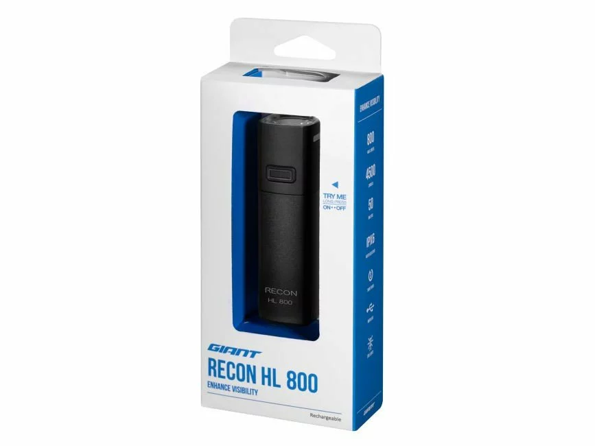 LUZ DELANTERA GIANT RECON HL 800 4 LUZ DELANTERA GIANT RECON HL 800 - Imagen 4