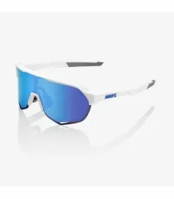 GAFAS 100% S2 - MATTE WHITE HIPER BLUE LENS