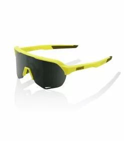 GAFAS 100% S2 - SOFT TACT BANANA GREY GREEN LENS